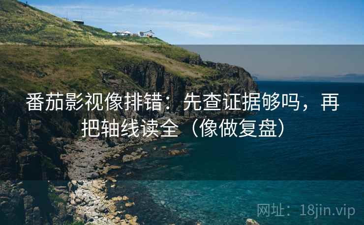 番茄影视像排错：先查证据够吗，再把轴线读全（像做复盘）  第2张